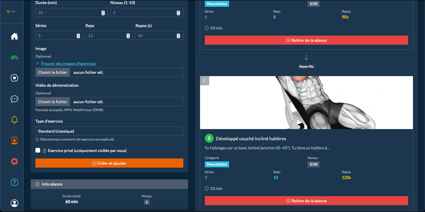 Plans d'Entraînement 5